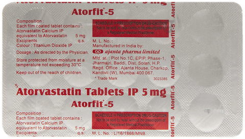 Atorfit 5mg Tablet image