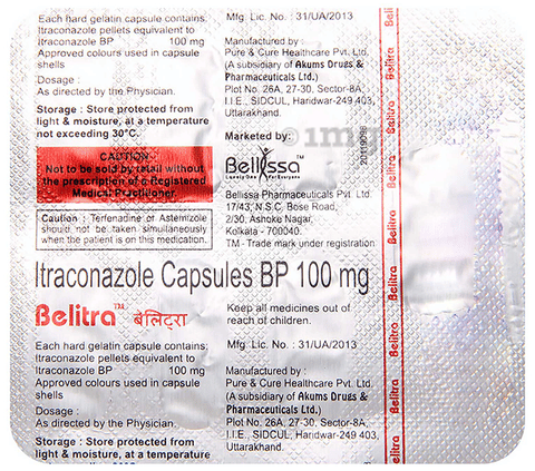Belitra 100mg Capsule image