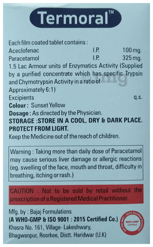 Termoral Tablet image Termoral Tablet image
