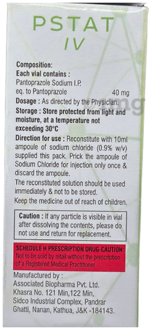 Pstat IV Injection image