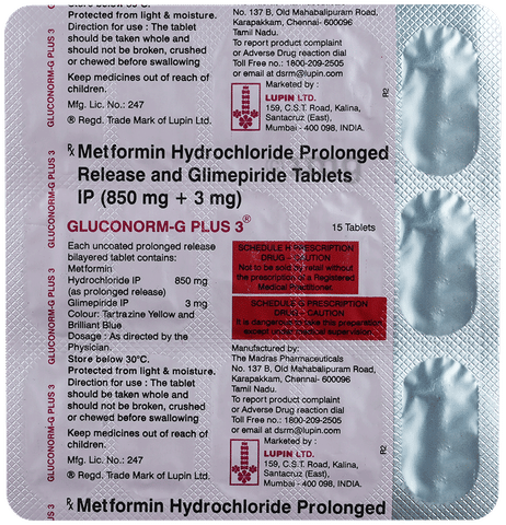 GlUcOnorm-G Plus 3 Tablet PR image