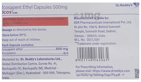 Icos 0.5G Capsule image Icos 0.5G Capsule image