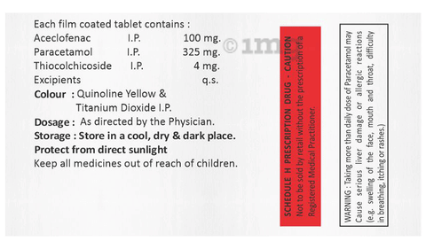 Acevil TH Forte Tablet image