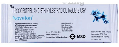 Novelan 0.03mg/0.15mg Tablet image Novelan 0.03mg/0.15mg Tablet image