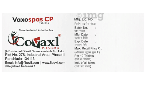 Vaxospas CP Tablet image
