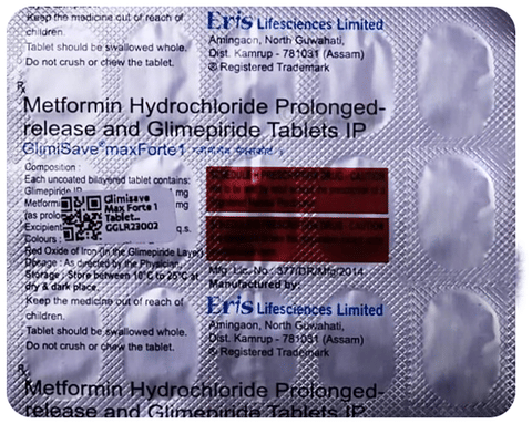 Glimisave Max Forte 1 Tablet PR