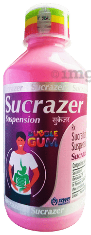 Sucrazer Oral Suspension Bubblegum Sugar Free