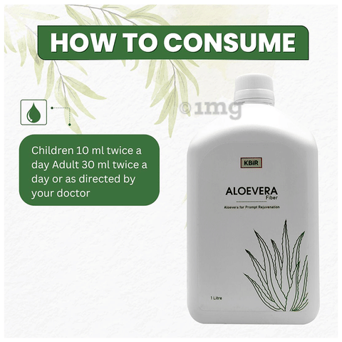 Kbir Aloevera Fiber Natural Digestive Health | Organic Fiber for Improved  Wellness: Buy bottle of 1.0 Ltr Liquid at   in India | 1mg