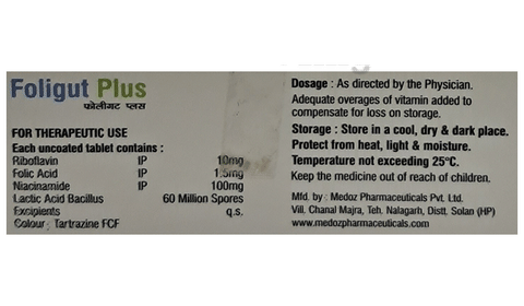 Foligut Plus Tablet image Foligut Plus Tablet image