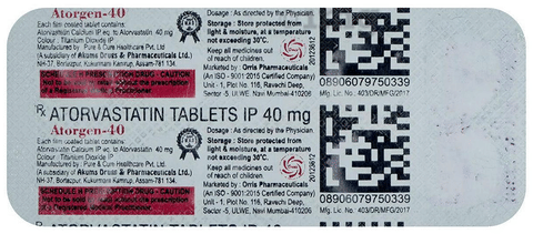 Atorgen 40 Tablet image