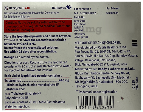 Hervycta 440 + Injection image Hervycta 440 + Injection image