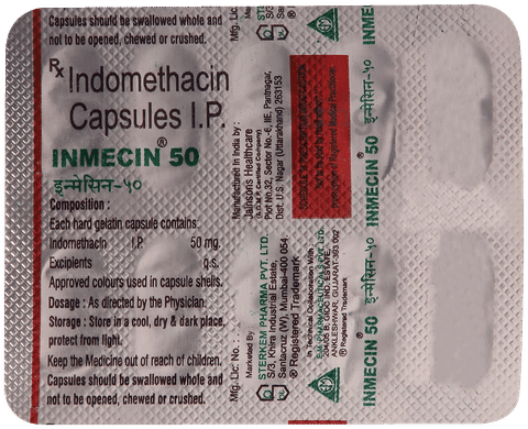 Inmecin 50mg Capsule image Inmecin 50mg Capsule image