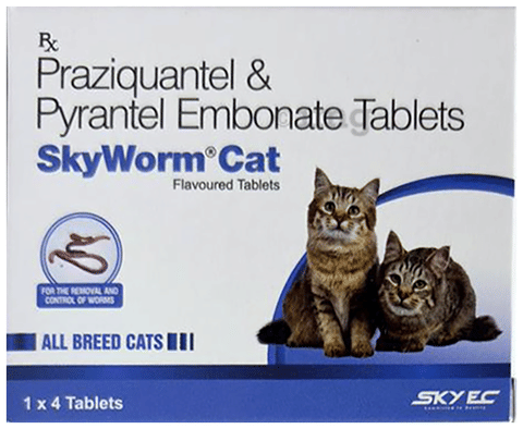 SkyWorm Deworming Cat Tablet image