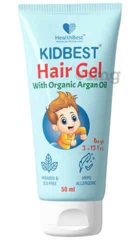 HealthBest Kidbest Hair Gel with Organic Argan Oil Boys 3 to 13 yrs 50ml  Each Buy combo pack of 4 boxes at best price in India  1mg