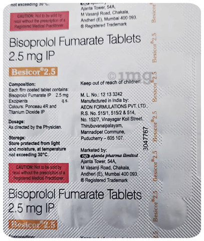 Besicor 2.5 Tablet image Besicor 2.5 Tablet image