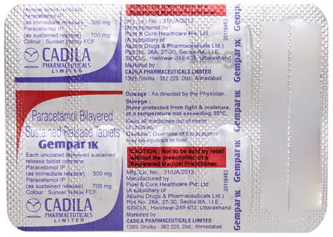 Gempar 1K Tablet image