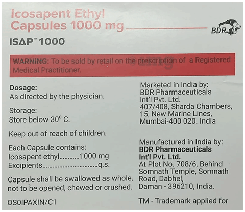 Isap 1000 Capsule image