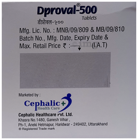 Dproval 500 Tablet PR
