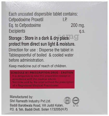 Verpodox 200 Tablet DT image