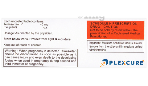 Telplextan 40 Tablet image