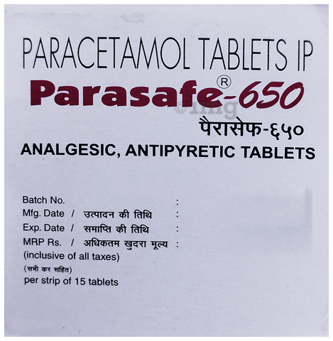 Parasafe 650 Tablet image