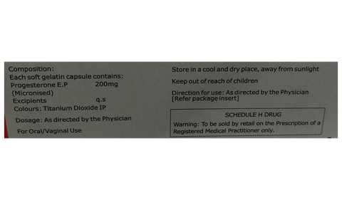 Utrogestan 200mg Soft Gelatin Capsule image