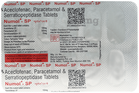 Numol SP Tablet