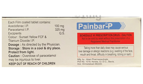 Painbar-P Tablet image