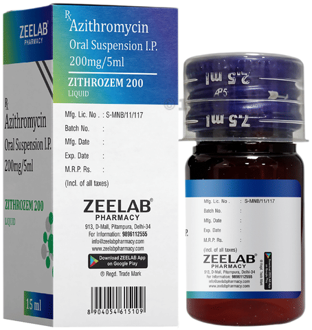 Zithrozem 200 Liquid image Zithrozem 200 Liquid image