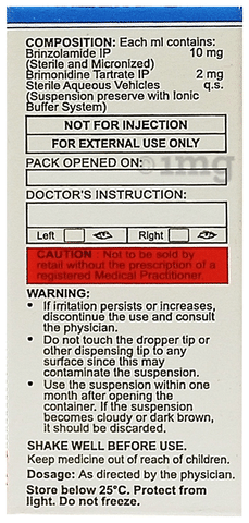 Sentibrim-BZ Ophthalmic Suspension