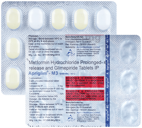 Apriglim-M 3 Tablet PR image