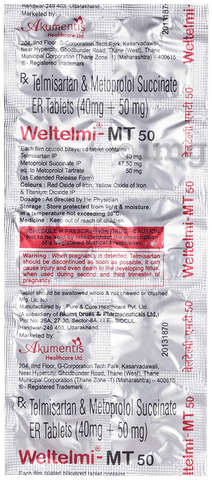 Weltelmi MT 40mg/50mg Tablet