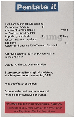 Pentate-IT 40mg/150mg Capsule SR