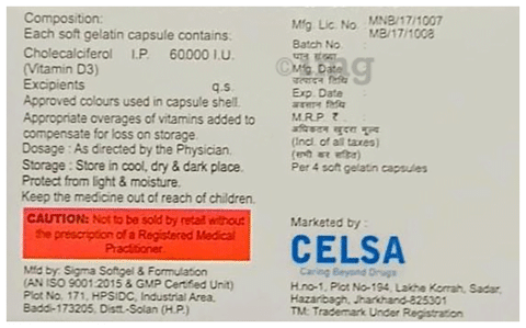 Solardose-D3 Softgel Capsule