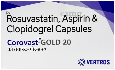Corovast-Gold 20 Capsule image Corovast-Gold 20 Capsule image