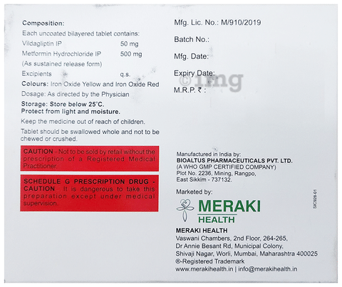 Vilfrnd M 50/500 Tablet SR