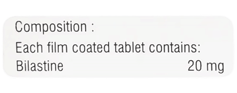 Bilamed 20mg Tablet image