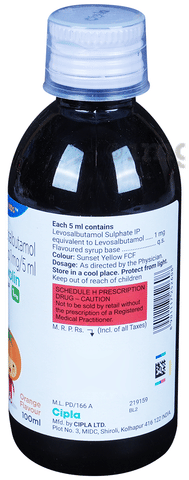 Levolin 1mg Syrup Orange image