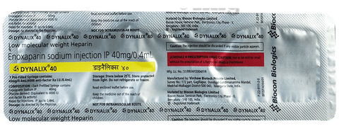 Dynalix 40mg/0.4ml Injection image
