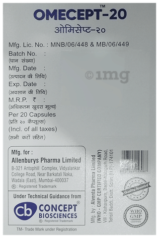 Omecept 20 Capsule image