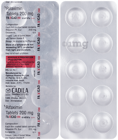Faxicad 200mg Tablet