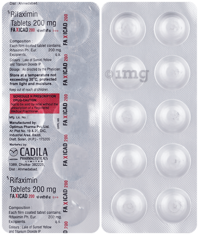 Faxicad 200mg Tablet image