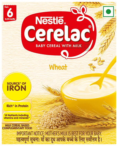 Nestle Cerelac Baby Cereal with Milk Iron from 6 to 24 Months