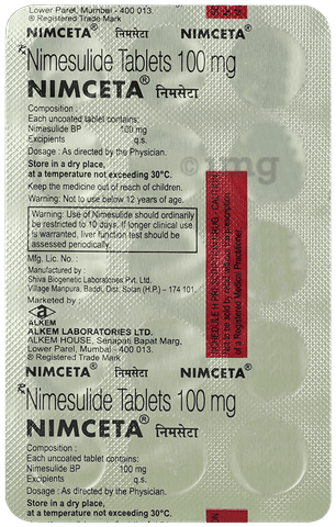 Nimceta Tablet image