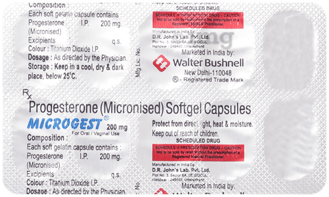 Microgest 200mg Softgel Capsule image