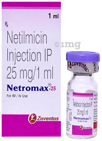 Netromax 25mg Injection image