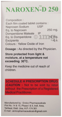 Naroxen-D 250 Tablet image Naroxen-D 250 Tablet image