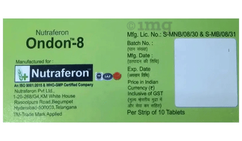 Ondon 8 Tablet MD image Ondon 8 Tablet MD image