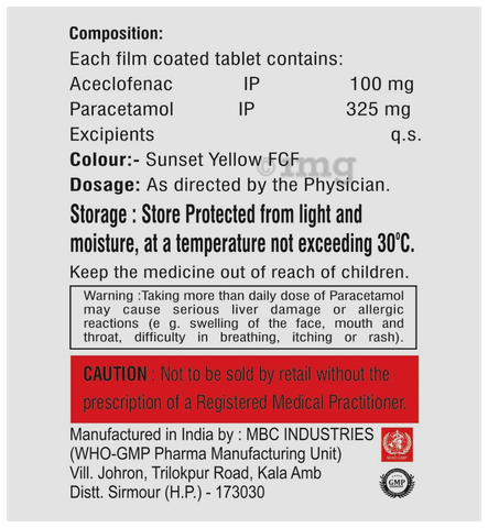 Ceclofen-P Tablet image