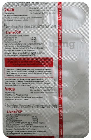 Livnac-SP Tablet image
